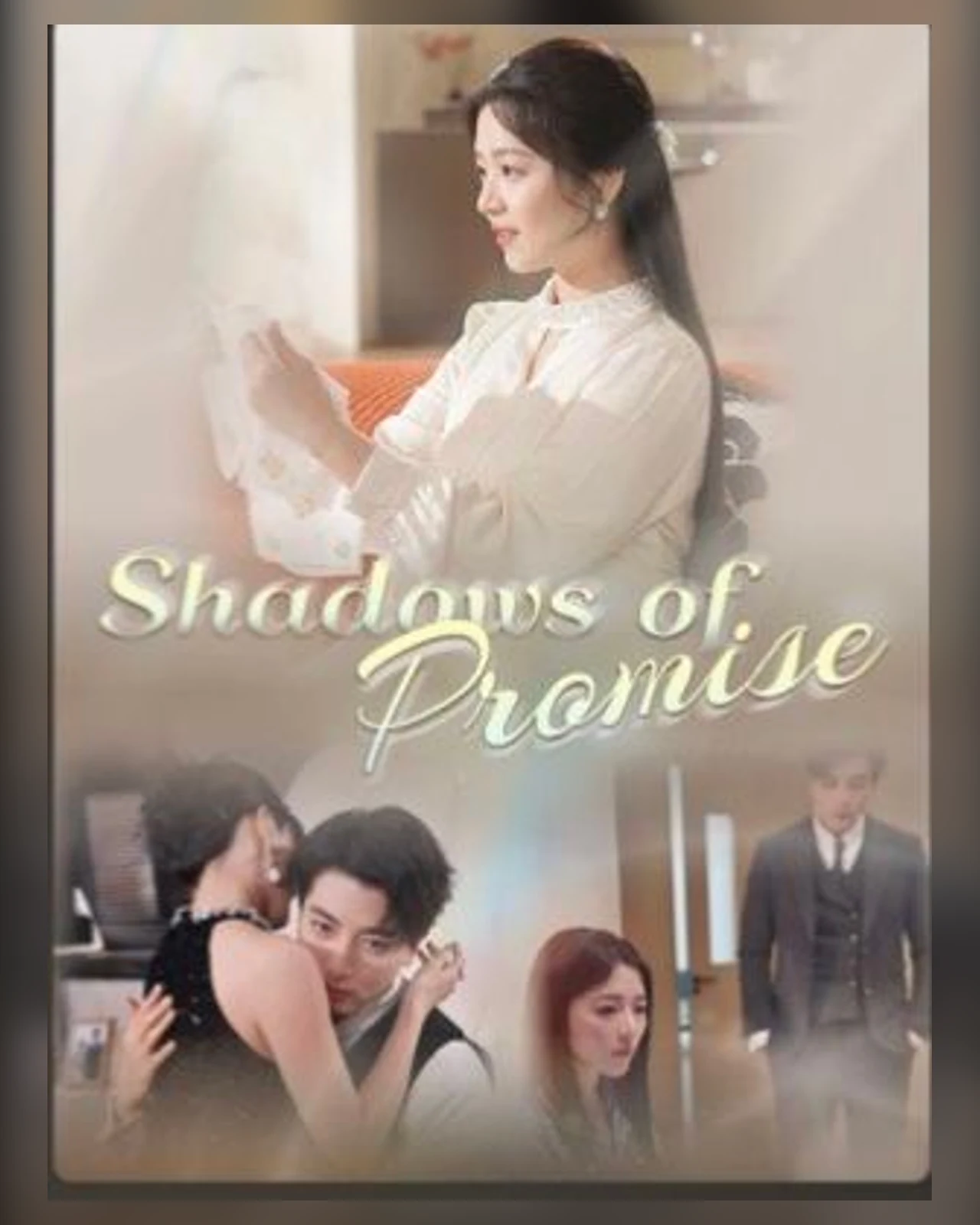Shadows of Promise：白衬衫女性与多个人物组成的剧情画面